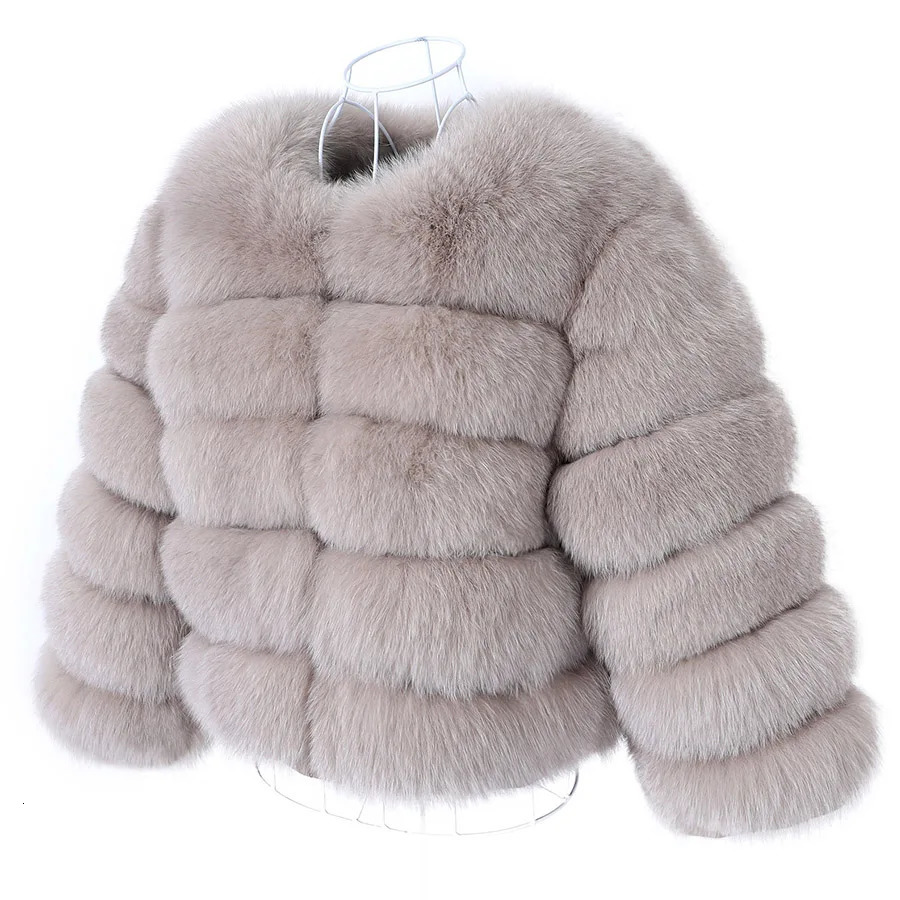 MAOMAOKONG 2024 Natural Real Fur Coat Womens Jackets Winter Furry Vest Beige Khaki Short Leather Female Clothing 241115Z