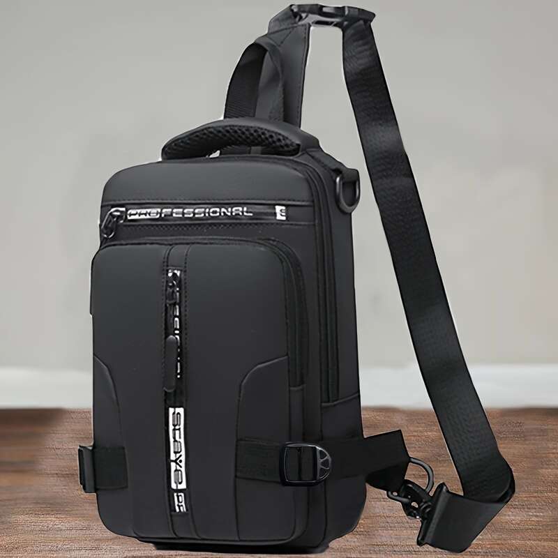 New Free Delivery 1pc Stylish Dual-purpose Small Chest Multi-functional, Fashionable, Casual Sg Bag With Adjustable Strap Women Men - Ideal For Daily 