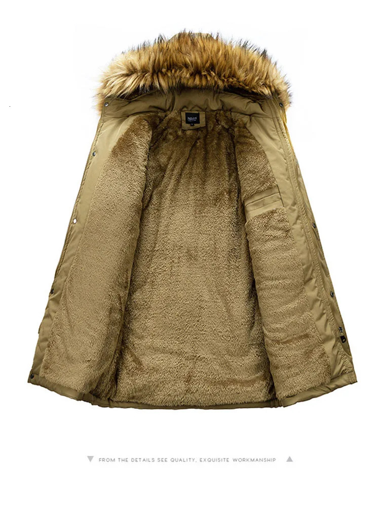 Winter Jacket Men Thicken Fleece Jackets Man Streetwear Windbreaker Parkas Coat Coldproof Cottonpadded Male Outerwear 241115