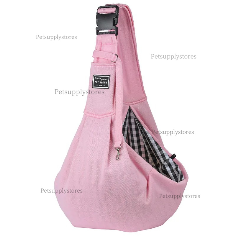 Dog Carrier Bag Pet Crossbody Adjustable Shoulder Outdoor Travel Portable Cat Puppy Sling Cotton Comfortable Tote Carrying