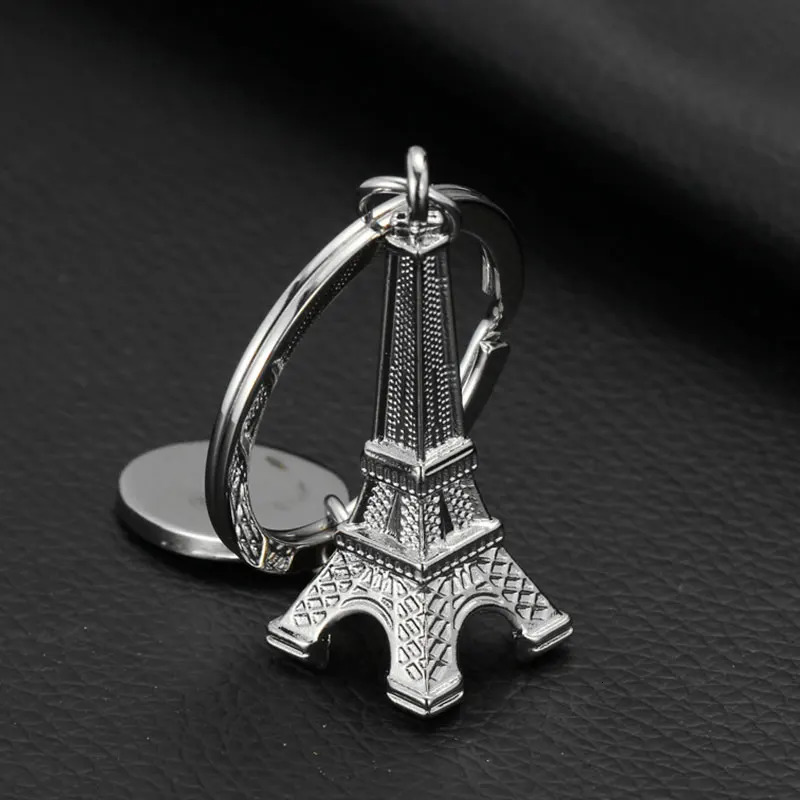 100Pcs Paris Eiffel Iron Chain Chaveiro Tower Keychain Llavero Keychain La Tour Eiffel Porte Clef Keyholder Keychain Gift 241115