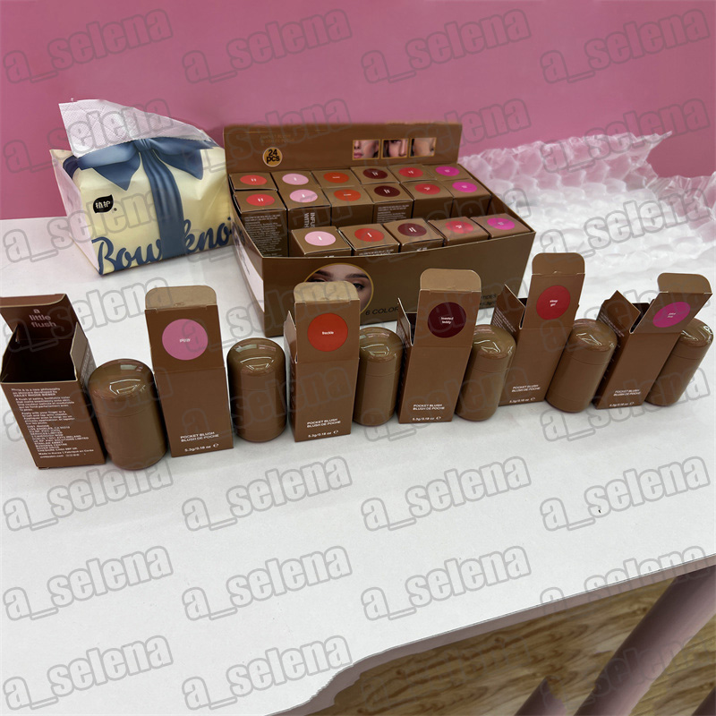 Makeup Blush 5.3g Rhode Pocket Blush For Face Cheek Long Lasting Blush Stick Beauty Cosmetics 6 Color Piggy Freckle Toasted Teddy Sleepy Girl Juice Box