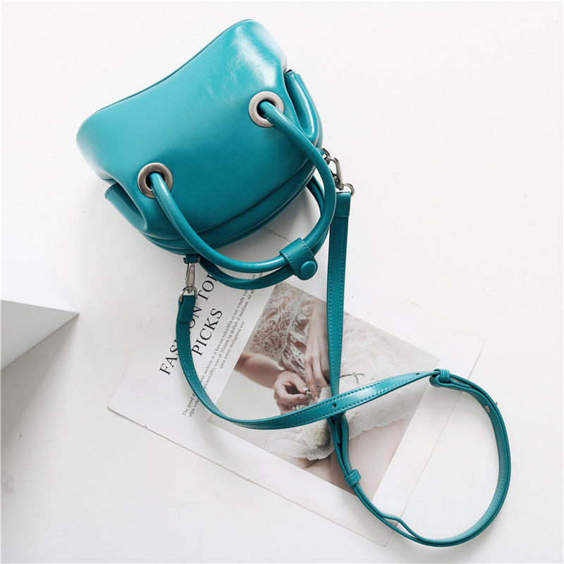 Women's Genuine Leather Handbag - Retro Fashion Cowhide Clip Catfish Bag for Spring & Summer