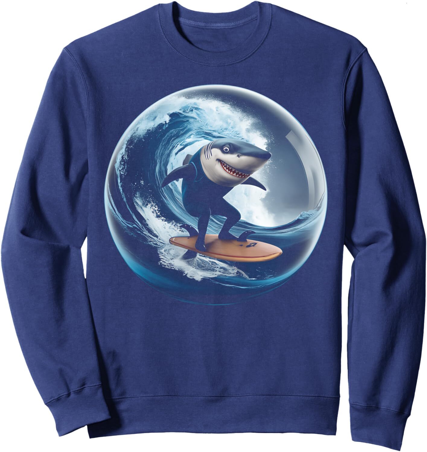 Long Sleeve Shirts for Men sweatshirt Surfing Shark Surfboard Beach Ocean Wave Surfer Gifts Sweatshirt T shirt Tee Streetwear Casual tops clothes