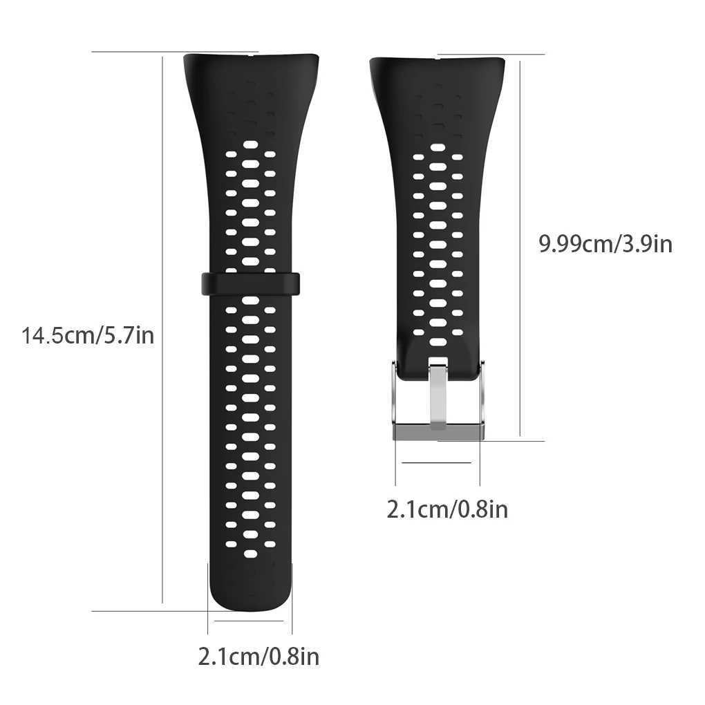 Hot Sale Silicone wristband for Polar M400 M430 GPS Sports Wah Band replace Wahband bracelet with tool T241115