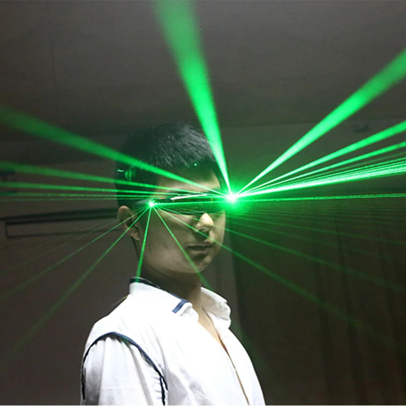 Laser glasses for party club display KTV dance stage atmospheric props flash LED luminous beam party supplies 241116
