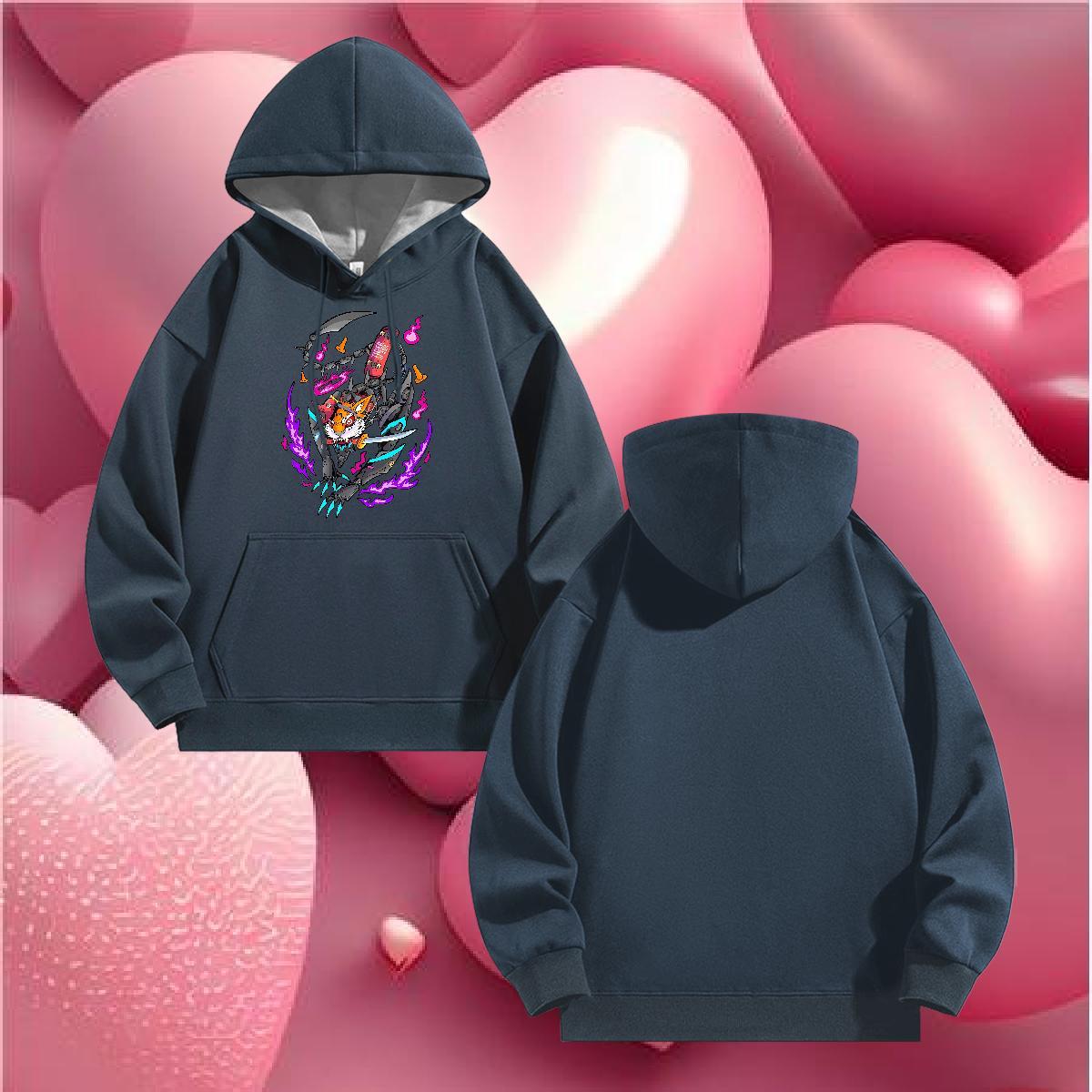 Free Shipping Hooded Sweatshirt Autumn Winter Wholesale Hoodie Pullover Hooded Collar Customized Pullover Hoodie Thick Plush