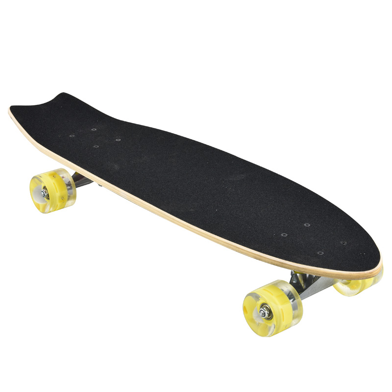 Skateboards rocket boards surfboards maple wear-resistant thickened board flash PU wheels aluminium bracket adult children short boards