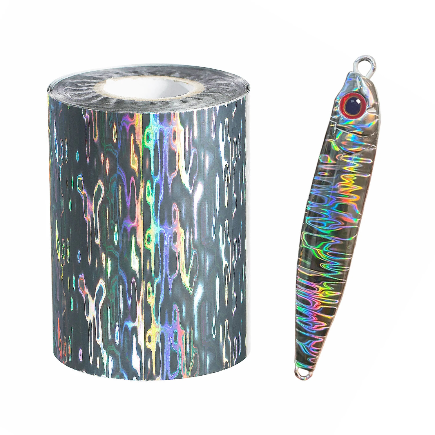 Colorful Stamping Foil For Fishing Lure Jigs Baits Spoon Paper 8cm3.14 Inches Wide 241116