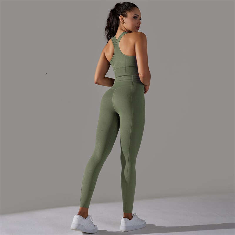 SVEIC Fiess Yoga Set Sports Bra Seamless Leggings Push Up High Waist Workout Running Gym Outfit Clothes Tights Women Tracuit