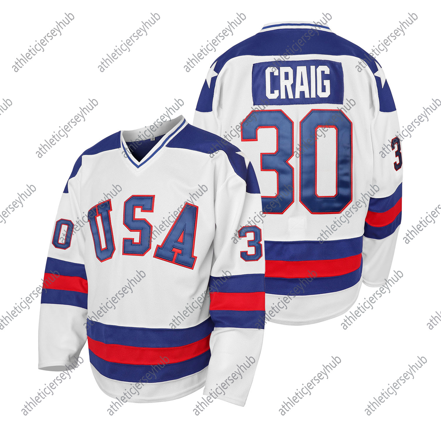 Men 1980 Team Hockey Jack 17 O'Callahan 21 Mike Eruzione Jim 30 Craig Miracle On Ice Hockey Jersey