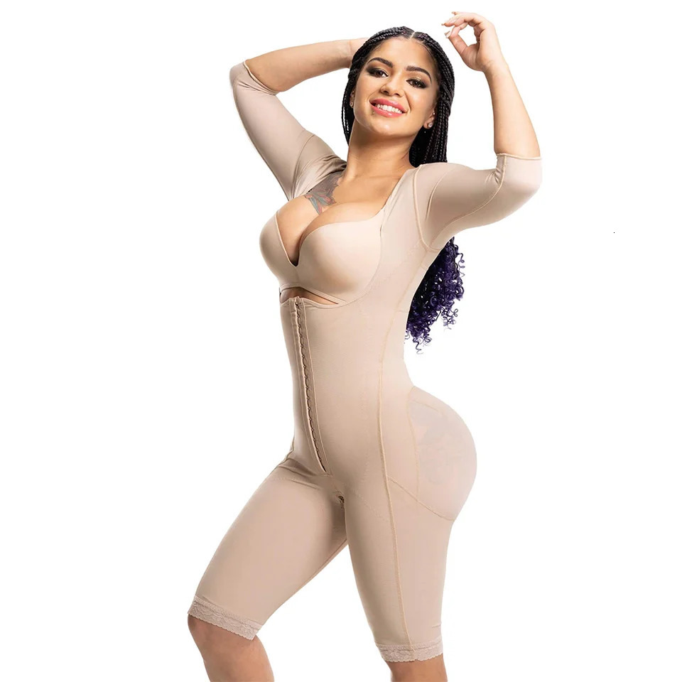 Shapewear Bodysuit Fajas Colombianas Corrective Girdle Tummy Control Post Liposuction BBL Slimming Open Bust Waist Trainer 241115