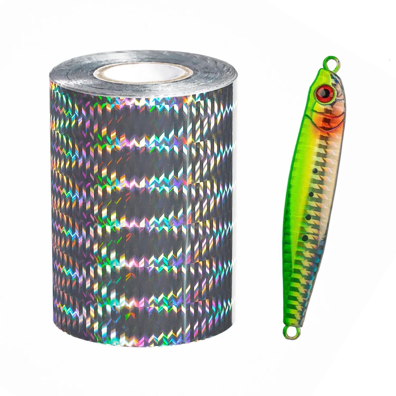 Colorful Stamping Foil For Fishing Lure Jigs Baits Spoon Paper 8cm3.14 Inches Wide 241116