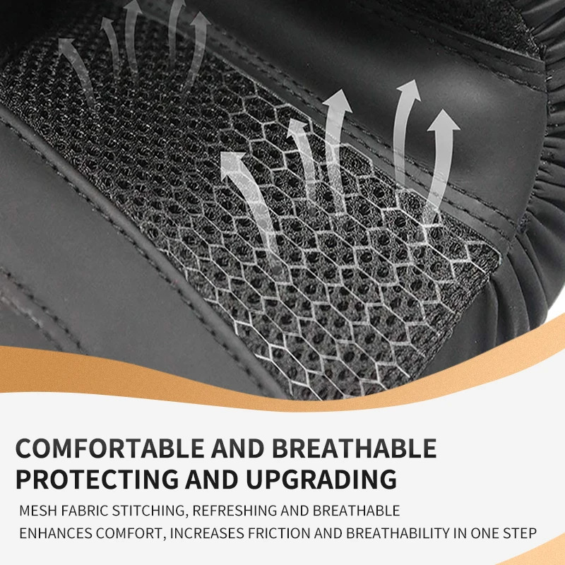 FIVING Pro Boxing Gloves For Women Men Sanda Training Sandbags Muay Thai Combat Fight Adults Kickboxing Gloves 241116