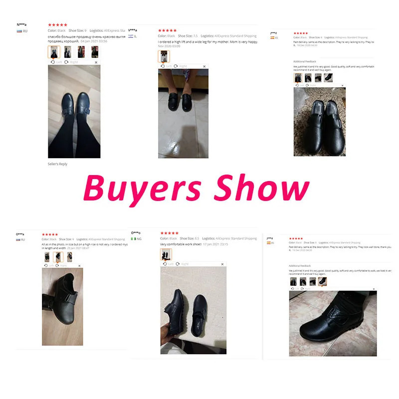 Womens genuine leather Moccasins Mom hook and loop wedge shoes womens Plus size 42/43 flat shoes womens anti slip shoes autumn 241115