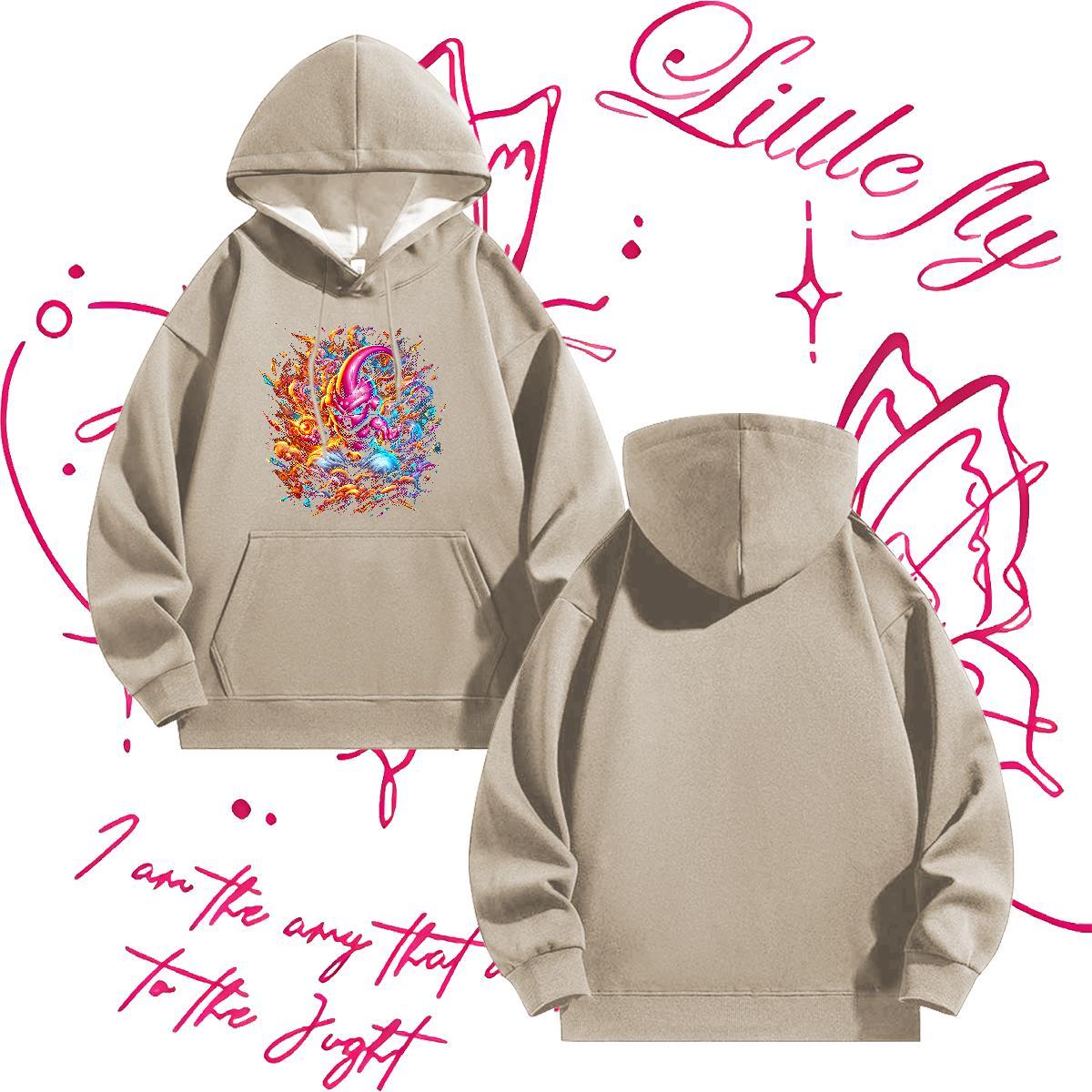 Classic Unisex Sweatshirts Outdoor Loose Fit Hoodie for Man Woman Breathable Soft Graphic Clothings Thick Plush