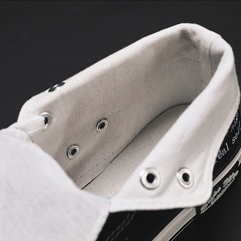 High Top Men's Sport Summer Canvas Designer Two-tone Espadrilles Vulcan Shoes Male's Sneakers