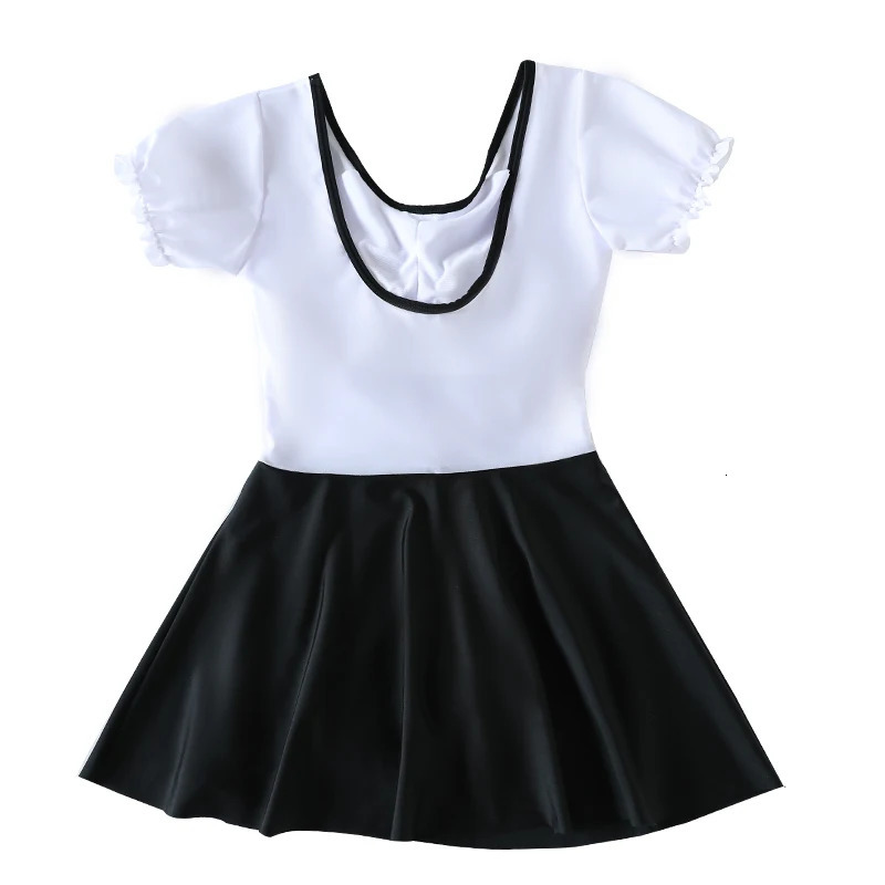 Baby Girls Swimwear One Piece Swim Suit Kids Swimsuits Girl Beach Dress Children Sport Swimwear Girl Swimming Clothes 5-16 Years 240416