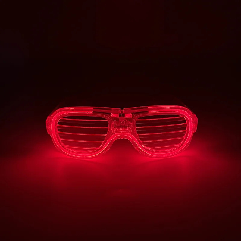 Carnival fluorescent luminous heart-shaped glass LED glasses with lights birthday party supplies neon glasses bar club props 241116