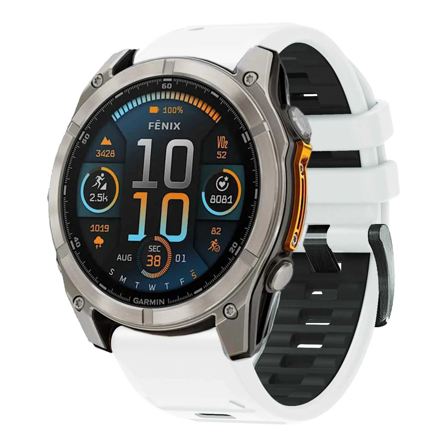 Hot Sale Fenix 8 51mm/47mm Gin with Fenix E 7 7X/6 6X/Epix Pro 2/5X Plus/965 955 QuickFit 26mm Silicone Bracelet T241115