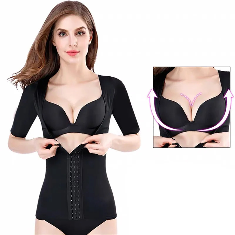 Seamless Short-sleeve Shapewear Waist Abdomen Control Corset Tops Body Shaper Undershirt for Women Shapers Tops Blouse 241115