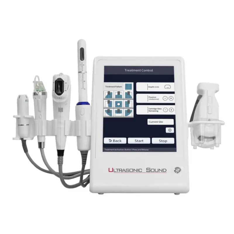 Best Quality Anti-aging HIFU Vmax Deep Repairing Skin Rejuvenation 5 in 1 Lipolysis + 12D HIFU + Microneedle + Vaginal HIFU + Radar Carving Body & Ski