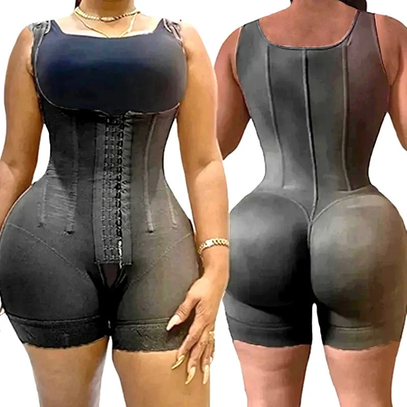 Sexy Butt Lifter Bodysuits Underwear Fajas Colombiana Girdles Slim Tummy Control Panties Waist Trainer Thigh Slimmer Body Shaper 241115