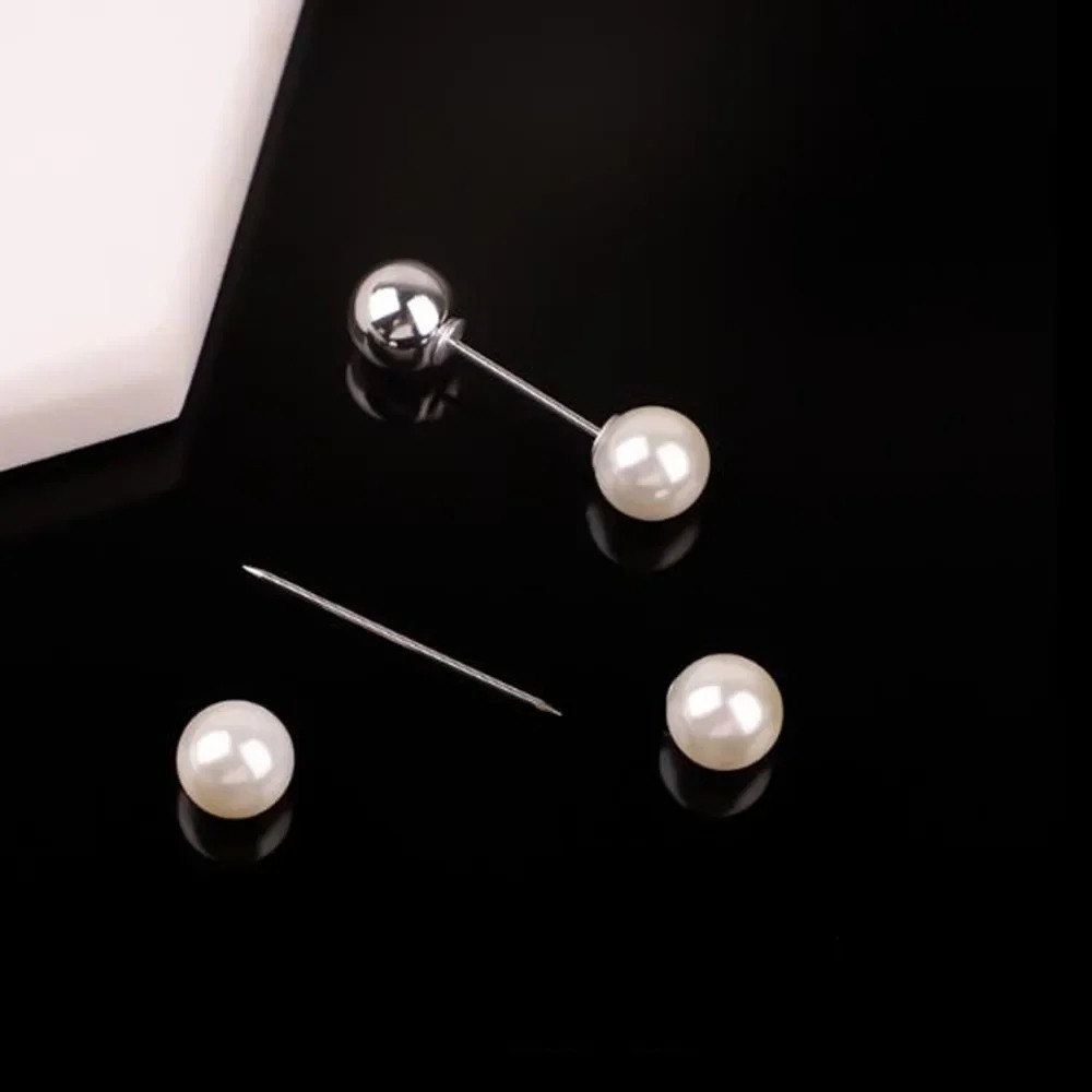 Brooch Pin Set Womens Small Pearl s Lapel Pins Sweater Shirt Fixed Clothes Decoration Accessories Gift 241116