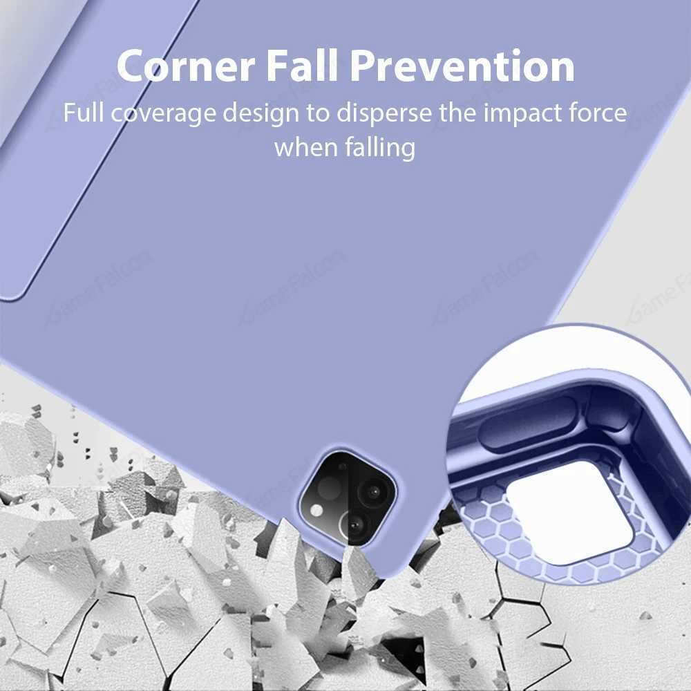 Hot Sale Suitable for iPad Pro 13 11 M4 M2 12.9 6th 2024 Air 11 5 4 3 2 1 Case Suitable for iPad 10 9 9th 10th Mini 6 10.9 10.2 Protective Cover T2411