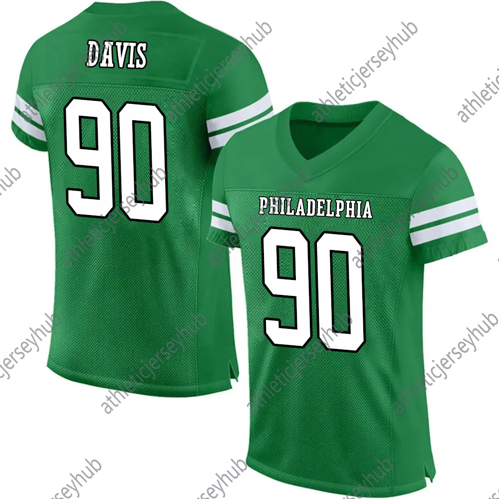 2024 Kelce Football Jersey custom jersey Barkleys 1 Hurts 11 Brown Carter 6 Smith Swift Cox