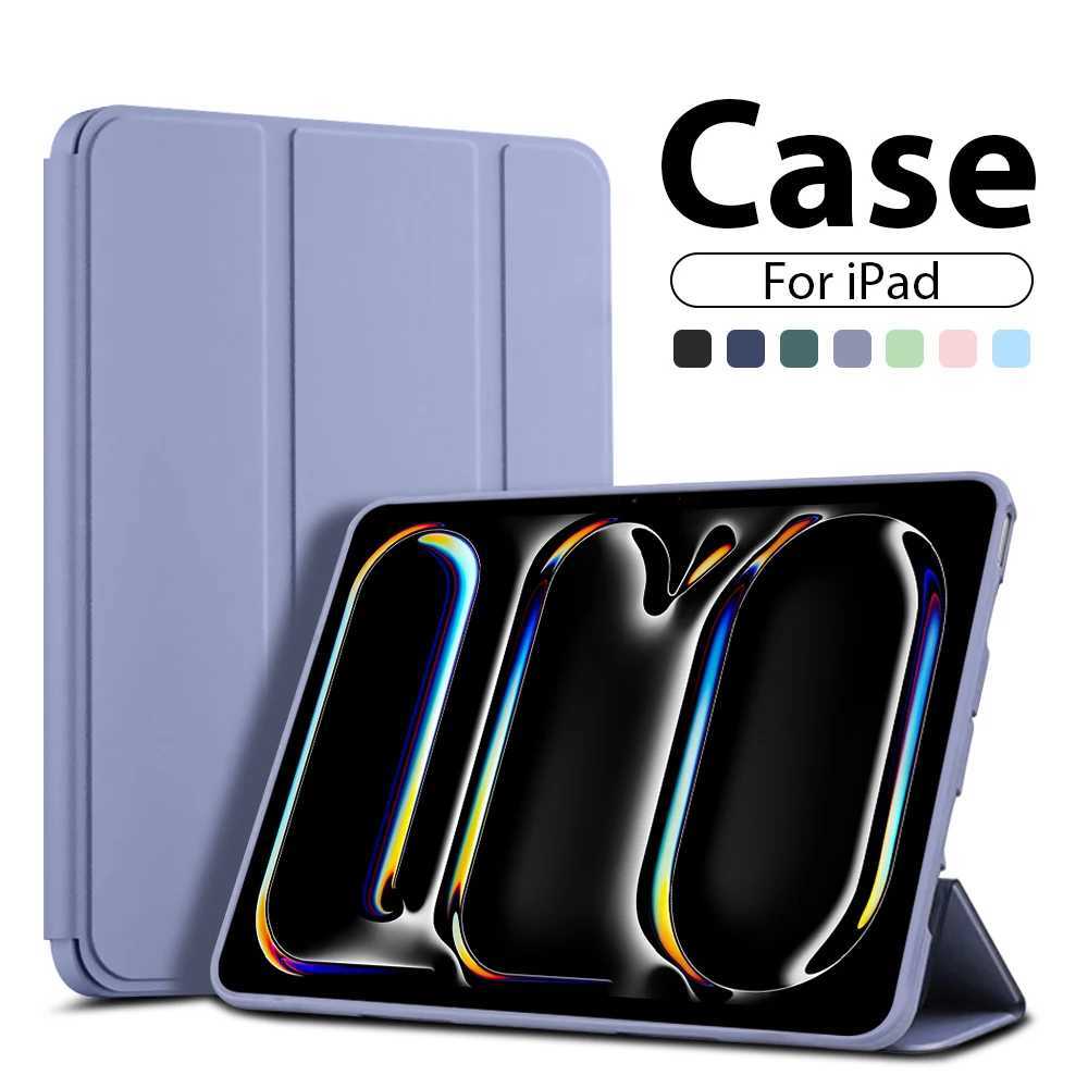 Hot Sale Suitable for iPad Pro 13 11 M4 M2 12.9 6th 2024 Air 11 5 4 3 2 1 Case Suitable for iPad 10 9 9th 10th Mini 6 10.9 10.2 Protective Cover T2411