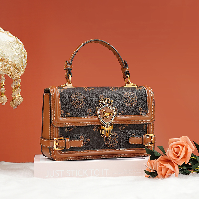 2025S designer bag Women New High end Small Square Handheld Fashion Versatile Single Shoulder Crossbody Bag Free Shipping