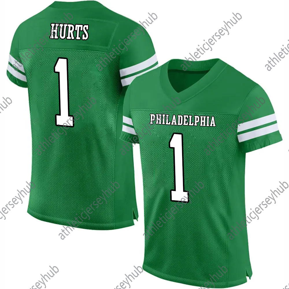 2024 Kelce Football Jersey custom jersey Barkleys 1 Hurts 11 Brown Carter 6 Smith Swift Cox