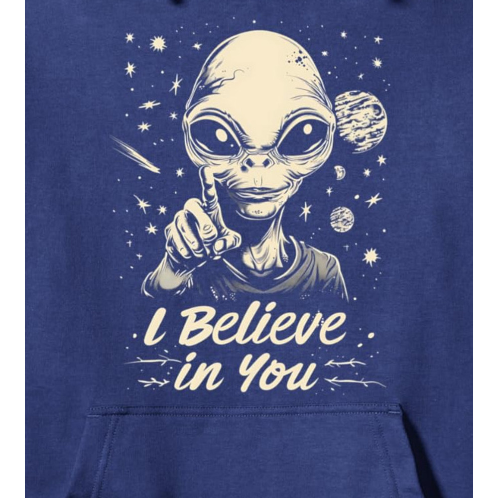 Hoodie for Mens Womens Alien Believe Space Galaxy Planets UFO Funny Gifts Graphic Pullover Hoodie Graphic Hoodies sweatshirt