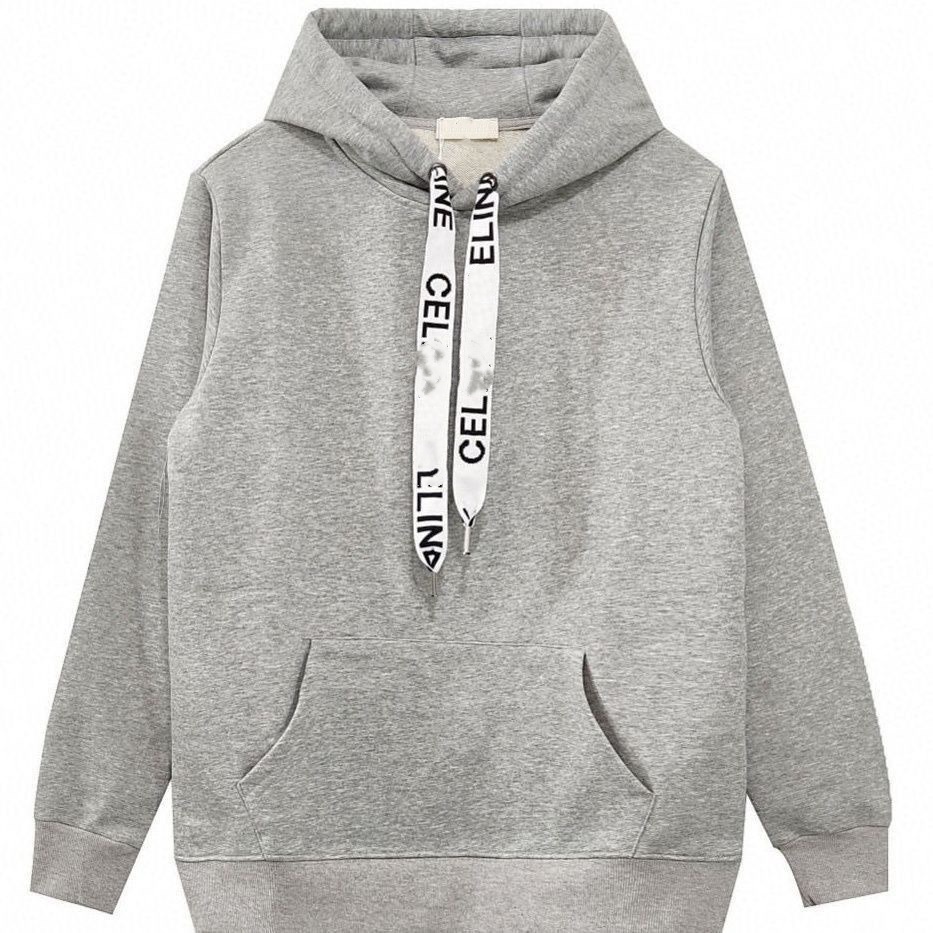 Fashion designer hoodie letter LOGO loose hoodie zipper coat