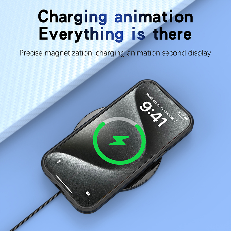 2 in 1 Magnetic For Magsafe Wireless Charger Military Grade Drop Protection Armor Shockproof Defender Heavy Duty Rugged Robot Case For iPhone 16 15 14