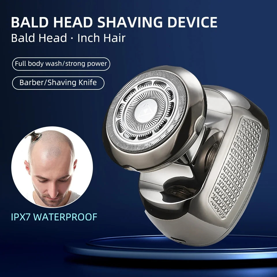 5 In 1 Mens Electric Shaver Beard Nose Bald Head Hair Trimmer Razor Clipper Facial Shaving Machine For Men Type-c Charging 241115