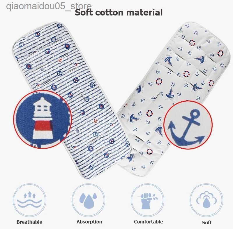 Stroller Parts Accessories Baby car seat cushion baby child insert summer lining push support accessories Sabana Capazzo Q240416