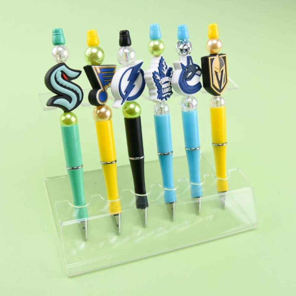 factory direct sale style PVCBead Pens Decorative mermaid PVCPens Gift diy Chs Ballpoint Pens