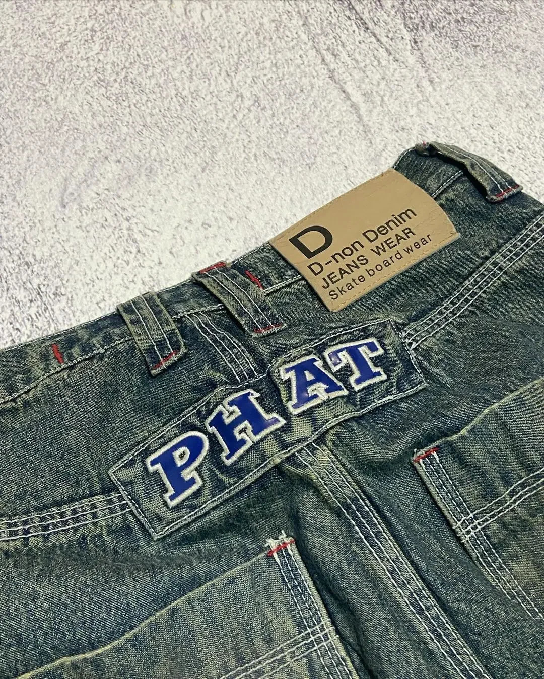 Y2k Aesthetic Vintage Straight Baggy Letter Print Women Man Jeans High Street Casual Trousers Gothic Style Denim Wide Leg Pants 240403