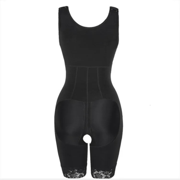 Womens Chest-Packed Fajas Colombianas High Compression Slimming Postpartum Full Body Shaper Waist Trainer Shapewear with Bones 241115