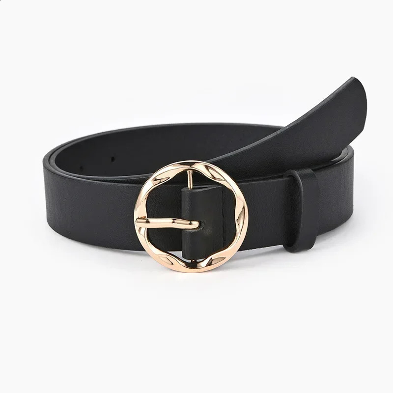 Womens Personalized Leopard Patterned Snake Belt with Gold Buckle for Highend Fashion and Fashionable Wear 241116