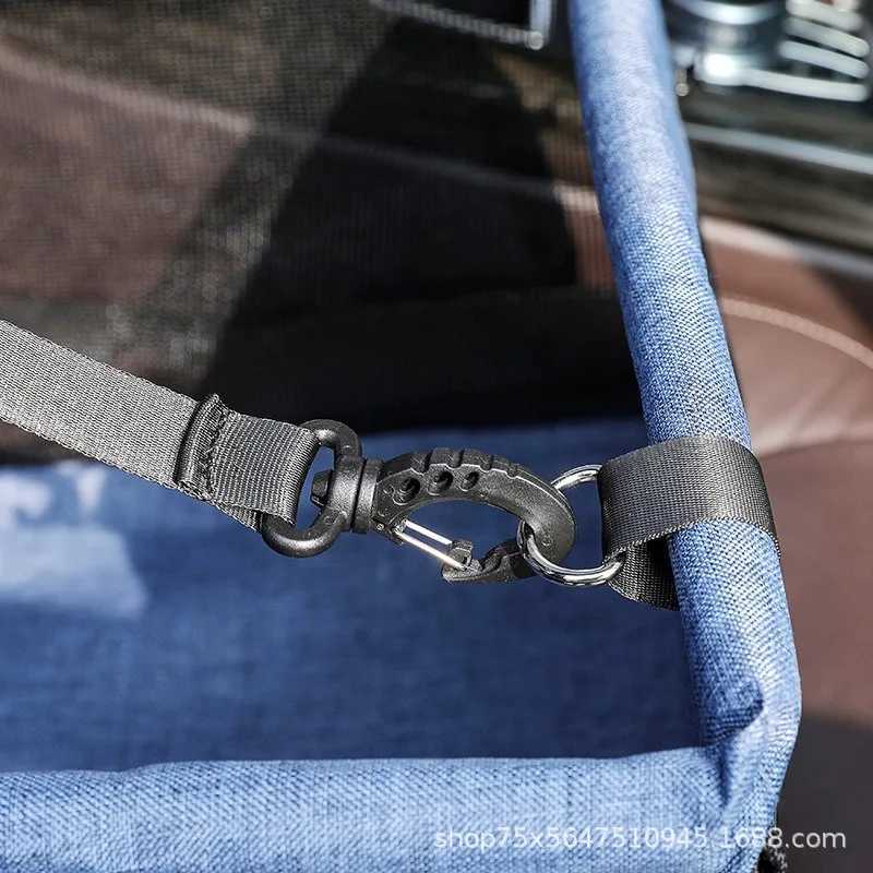 Dog Car Seat Covers Dog Car Seat Cover Folding Hammock Pet Carriers Bag Basket Carrying for Cats Stable Foldable Travel z241115