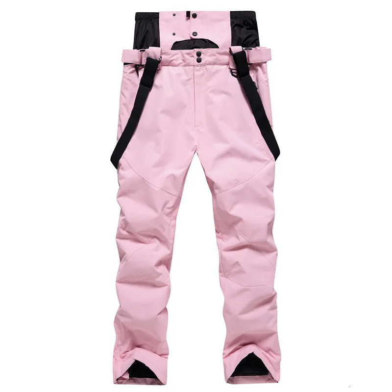 High Quality Outdoor Windproof Waterproof Breathable Double Layer Winter Ski pants Snow Trousers ski Snowboarding Pants Ma 241115
