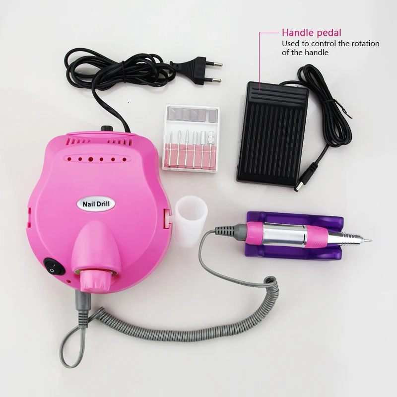 35000/20000 RPM Electric Nail Drill Machine Mill Cutter Sets for Manicure Nail Tips Manicure Electric Nail Pedicure File 241115