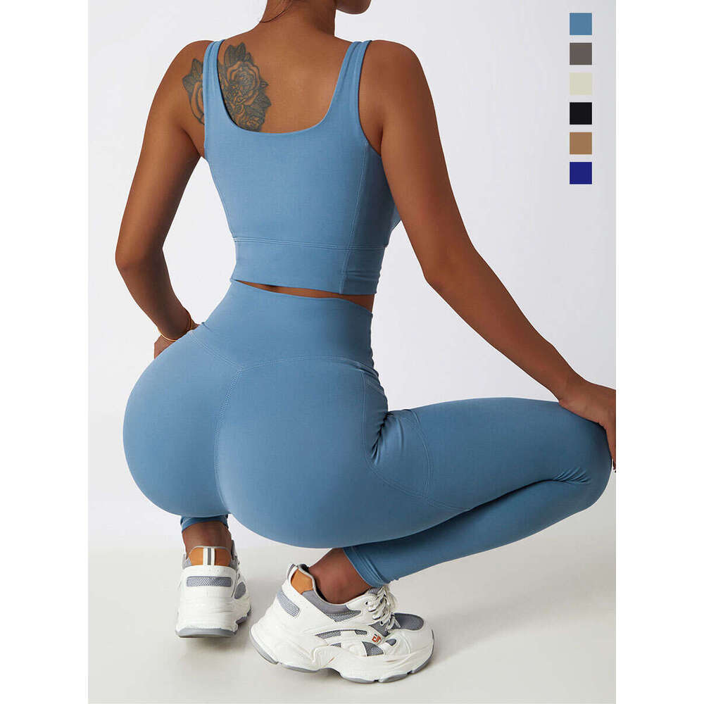 White Yoga Sets Women Sport Femme Rib Activewear Girls Fiess Suit Workout Clothes Athletic Wear Seamless Gym Set