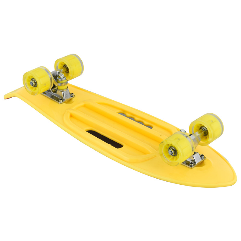 Skateboards rocket boards surfboards maple wear-resistant thickened boards PU wheels aluminium bracket adult children short boards mixed colours
