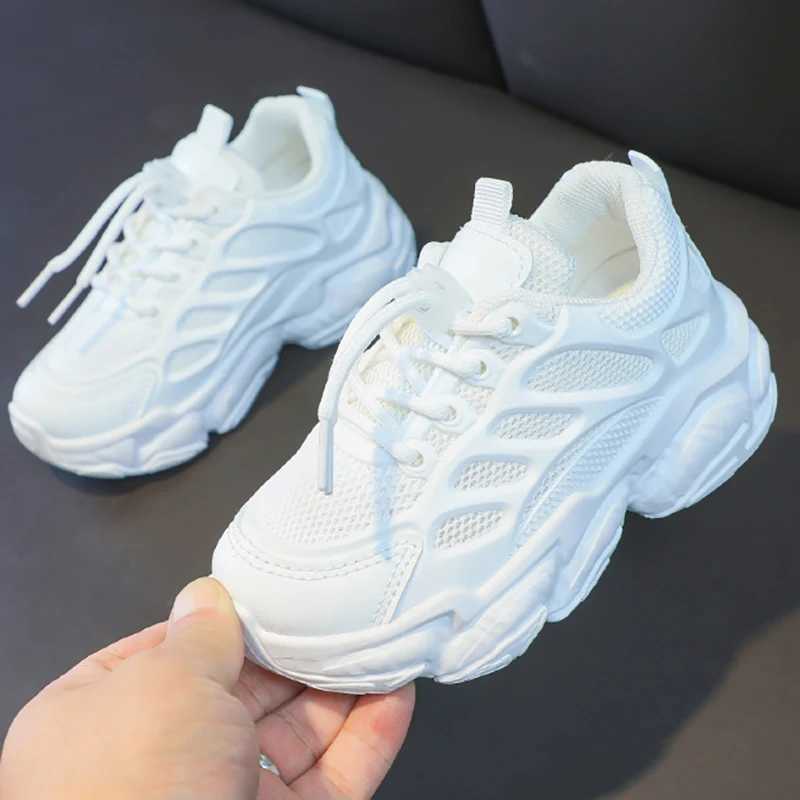 New autumn CHIldrens mesh platform sports running shoes breathable sports shoes boys and girls school hip-hop sports shoes Z250312