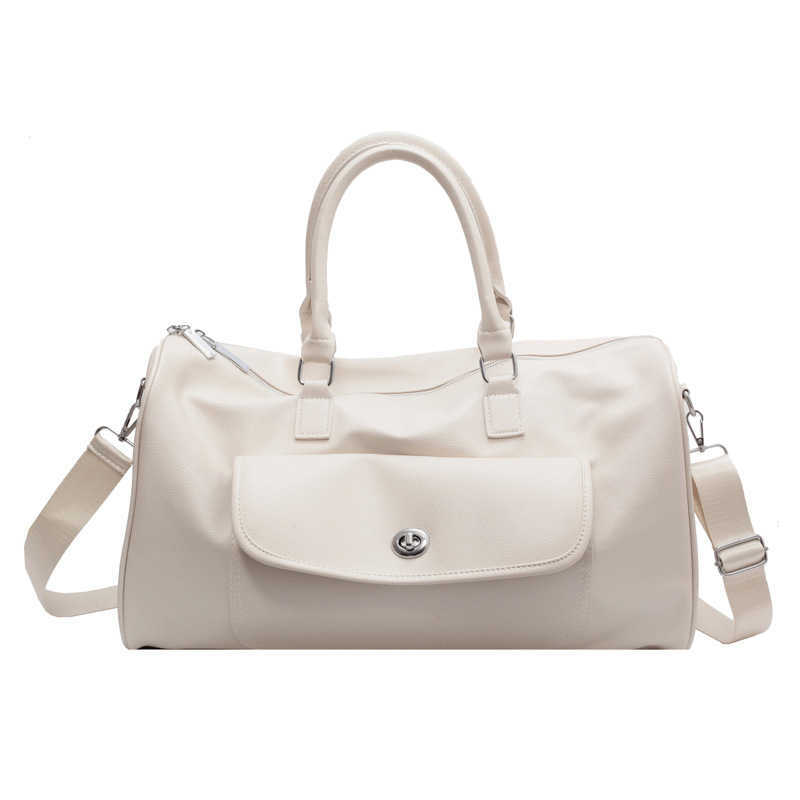 Travel Bag for Women Large Capacity Short Distance Travel Portable Luggage Bag Multifunctional Pu Yoga Portable Fitness Bag