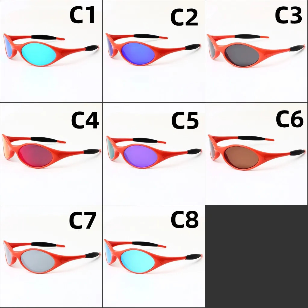 European American Outdoor Sports Cycling Polarized Sunglasses Fashion Mens Y2K Driving Cycling Goggles Windproof Glasses 241116